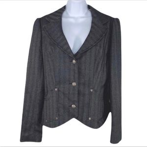 ATELIER striped floral lined jacket 6